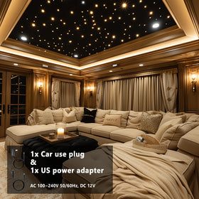 VASTFIRE power options include wall adapter and car charger.
