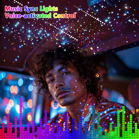 VASTFIRE Starlight Headliner music-sync app aligns lights with your soundtrack.