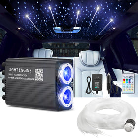 VASTFIRE Starlight Headliner setup adds immersive ceiling glow for night drives.