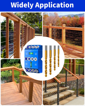 VASTHOME angle drill guide applied to woodworking projects and project setup