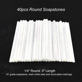 VASTOOLS soapstone refill pack of 40 with white removable markings