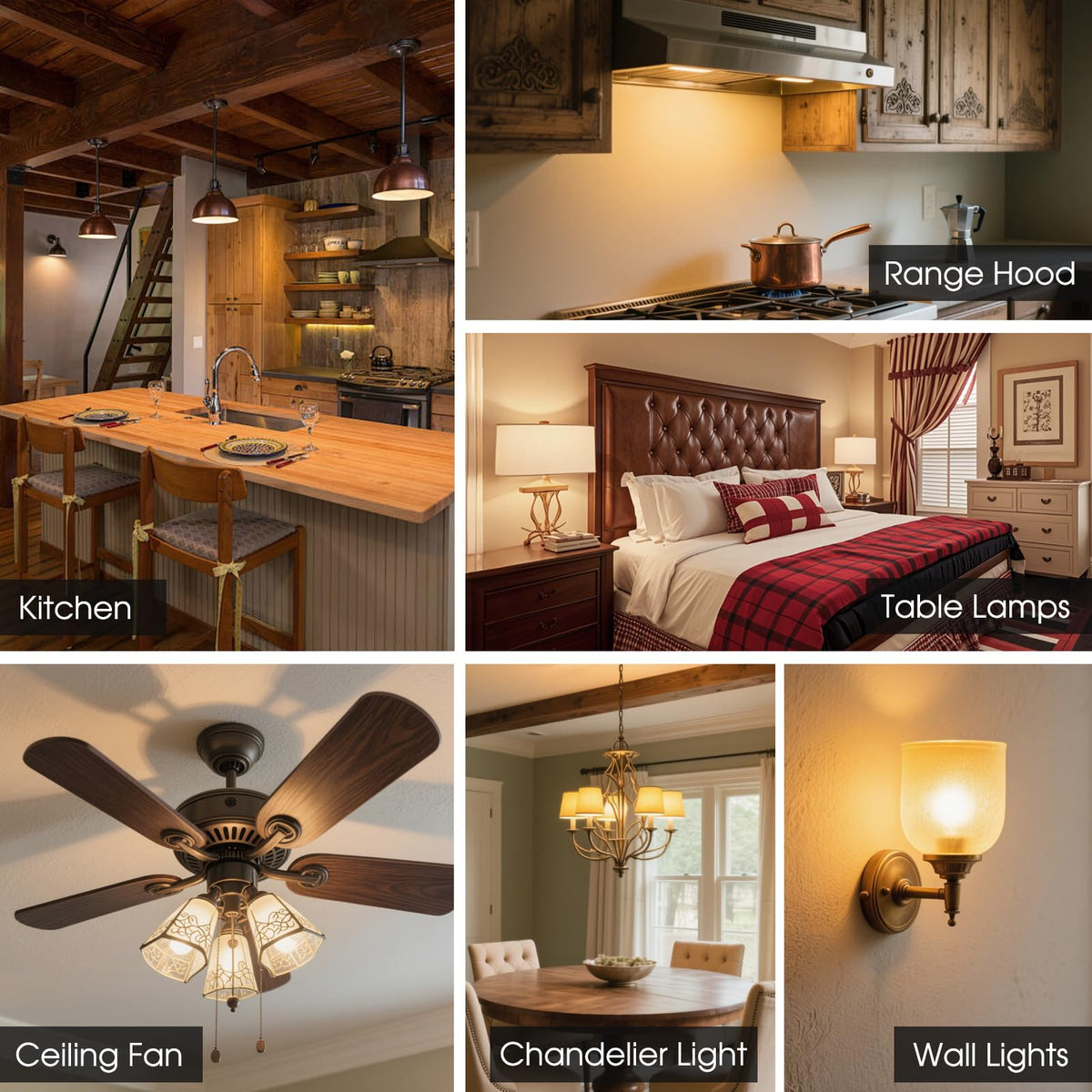 VATION LIGHTING wide 360 degree beam illuminates shelves evenly.