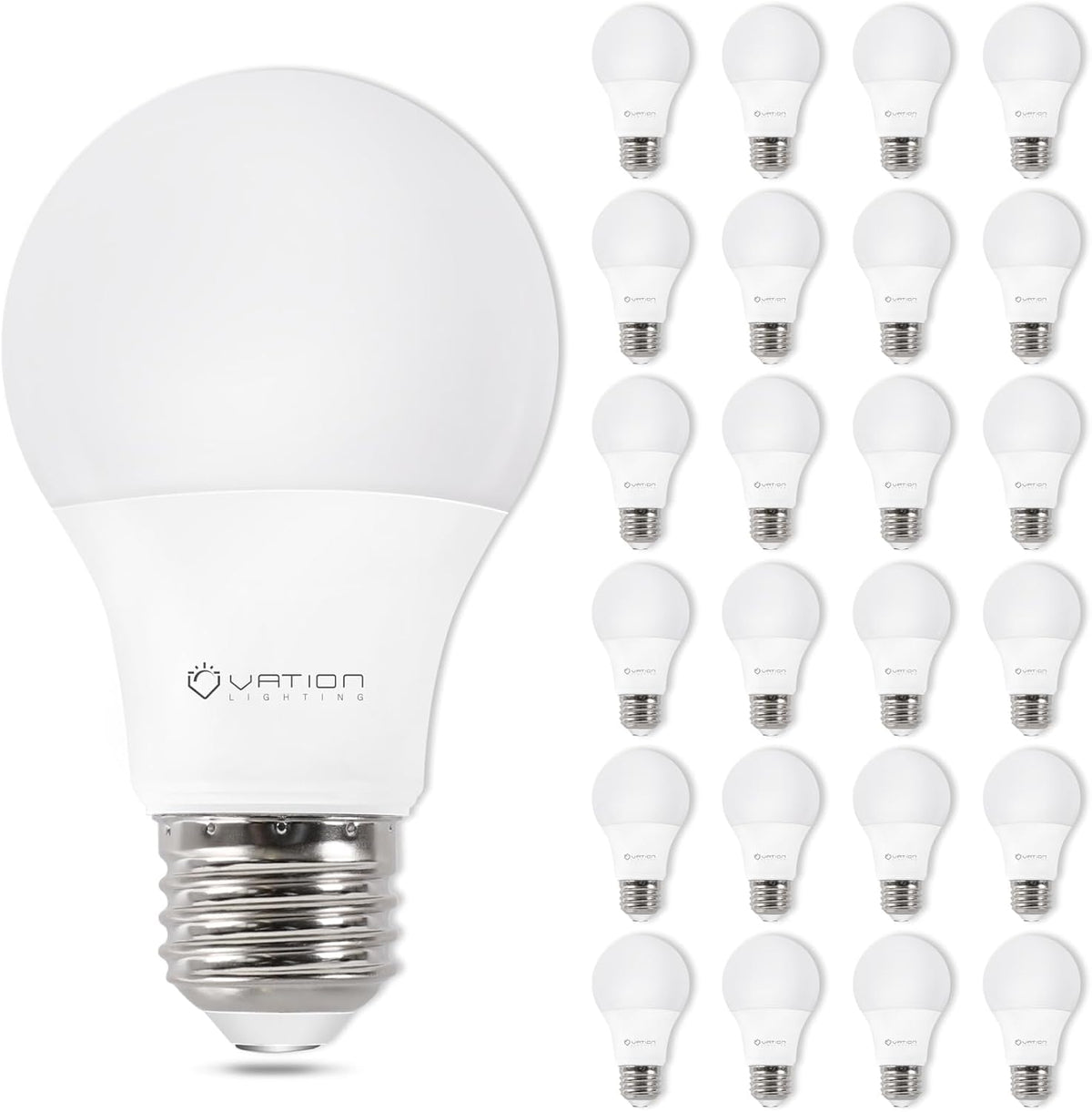 VATION LIGHTING A19 daylight 5000K bulb for instant indoor brightness.