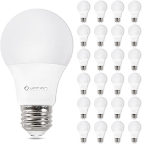 VATION LIGHTING A19 daylight 5000K bulb for instant indoor brightness.