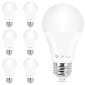 VATION LIGHTING dimmable A19 LED bulb front view for task lighting