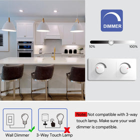 VATION LIGHTING E26 base bulbs install easily in lamps
