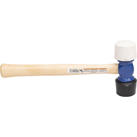 Vaughan mallet replaceable tips for non-marring use
