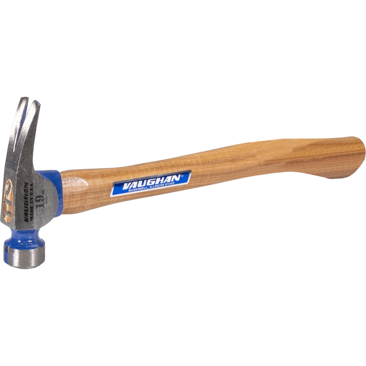 Vaughan CF2-HC framer hammer face for precise framing nails.