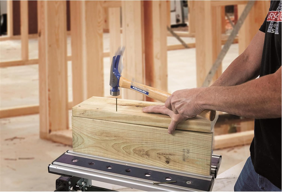 Vaughan CF2-HC framer hammer milled head for durable strikes.
