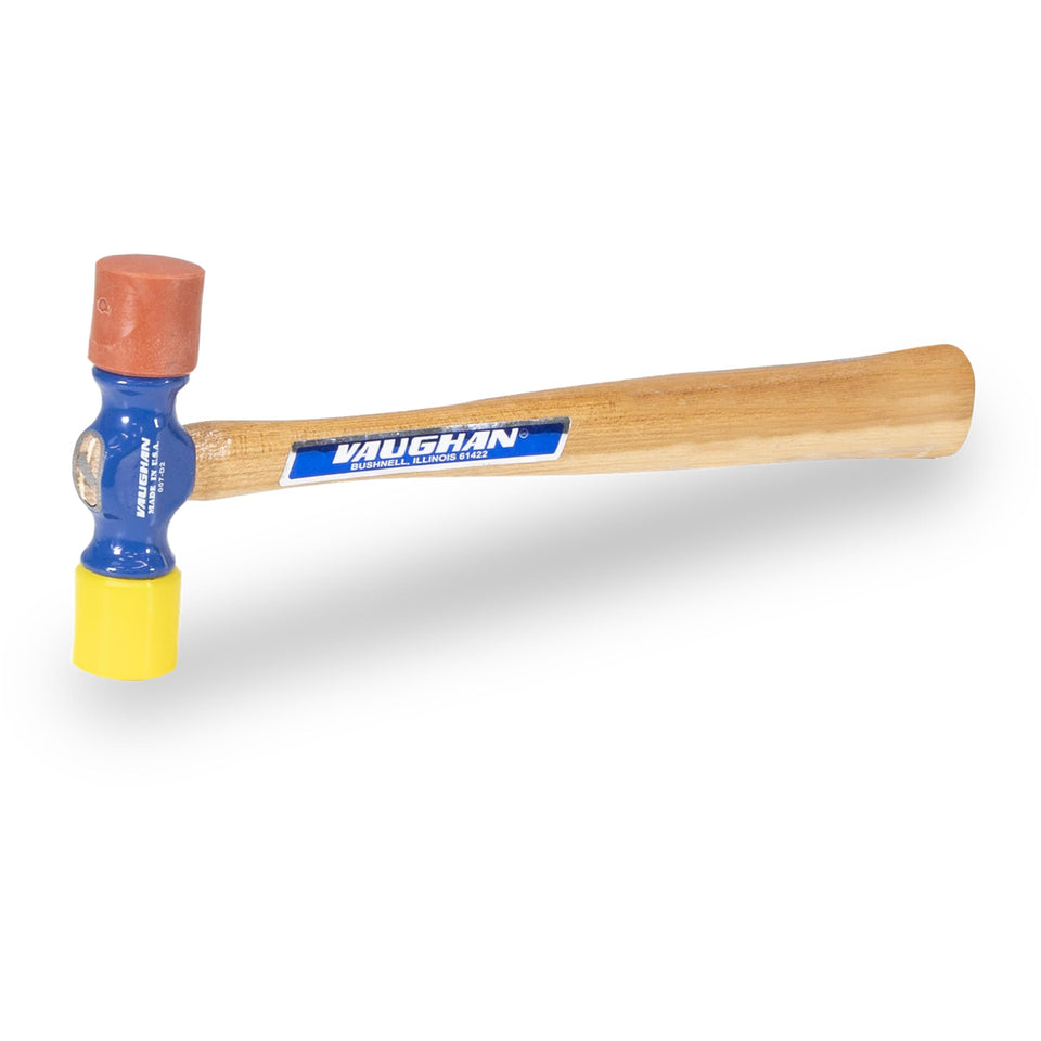 Vaughan Soft Face Hammer 6-ounce head for precise, delicate surface work.