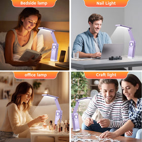 VAVOFO bunny desk lamp built‑in battery for hours of use