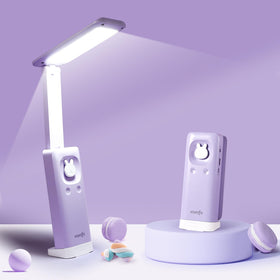 VAVOFO bunny desk lamp folded for compact travel and storage