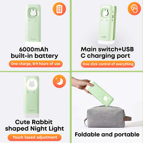 VAVOFO foldable compact lamp ideal for travel, dorms, and small spaces.