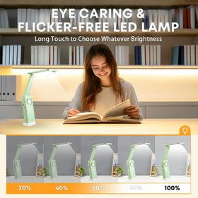 VAVOFO rechargeable LED lamp with USB-C port provides long-lasting light on the go.