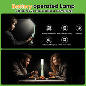 VAVOFO mint-green lamp comes with a 12-month warranty and support.