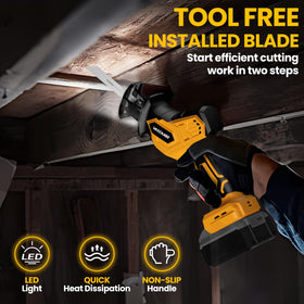 VAXCANZE tool with three speeds (0-3500 SPM) for precise control