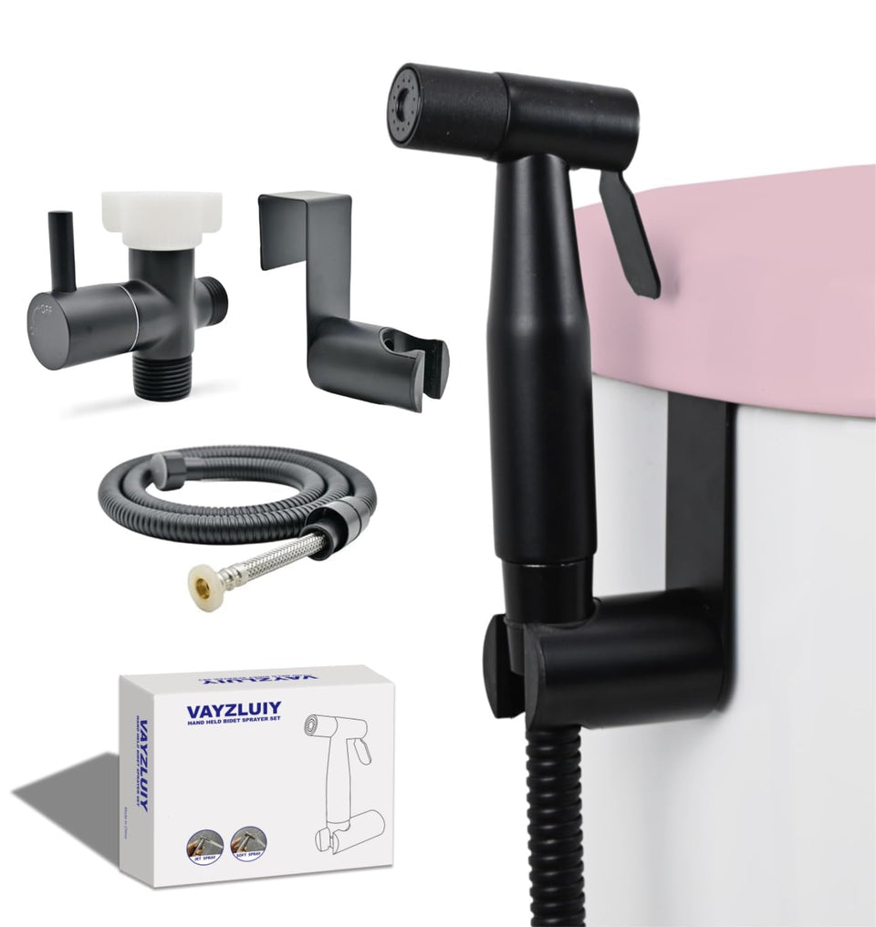 Vayzluiy bidet sprayer with solid brass valve offers durable, leak-free performance for daily use.