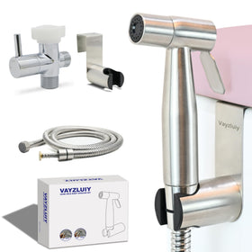 Vayzluiy bidet sprayer with durable brass valve for lasting performance.