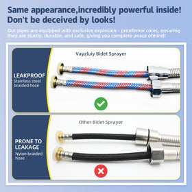 Vayzluiy leak-proof hose ensures secure connections during daily use.