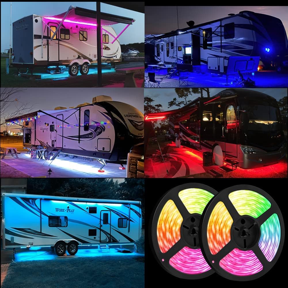 Vbakor app-controlled RV lights for convenient customization