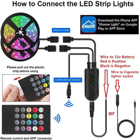 Vbakor cuttable RV lights to fit custom lengths