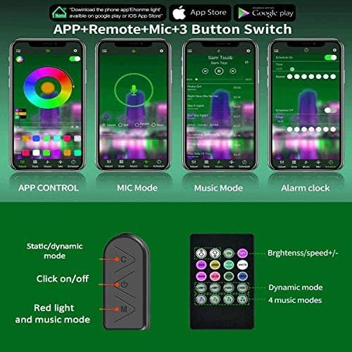 Vbakor RV LED strip with music sync for party vibes
