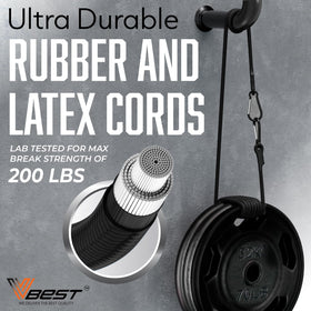 VBEST cord set with safety-lock carabiners prevents detachment during transit