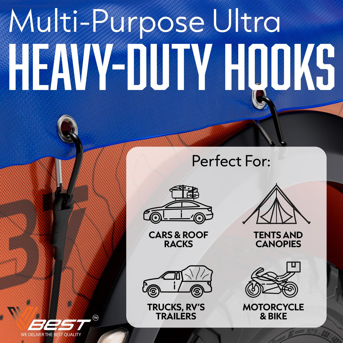 VBEST six-piece set ready for camping, travel, and daily tasks