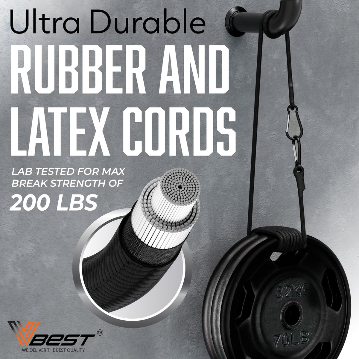 VBEST 36-inch bungee cord shown for versatile mid-size use.