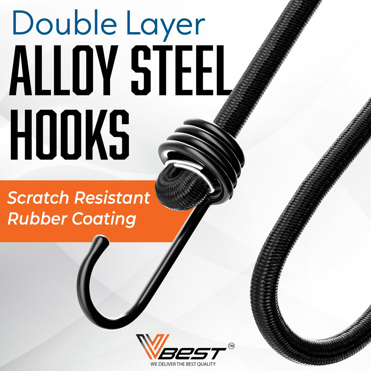 VBEST strong bungee cords 60in for reliable tie-downs