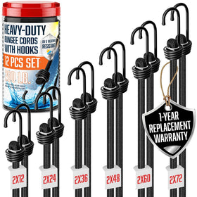 VBEST strong bungee cords 72in for secure outdoor cargo
