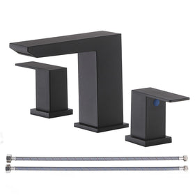 VCCUCINE matte black faucet complements contemporary vanity setups