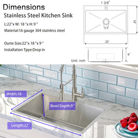 VCCUCINE R10 rounded corners sink enables easier cleaning in tight spaces