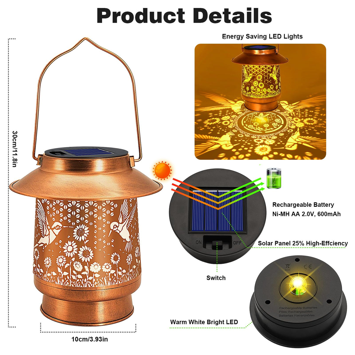 Vcdsoy brighter LEDs deliver more vivid nighttime illumination.