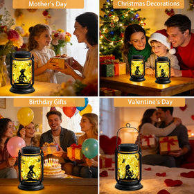 Vcdsoy dog solar lantern garden decor elevates outdoor spaces with charming, durable lighting
