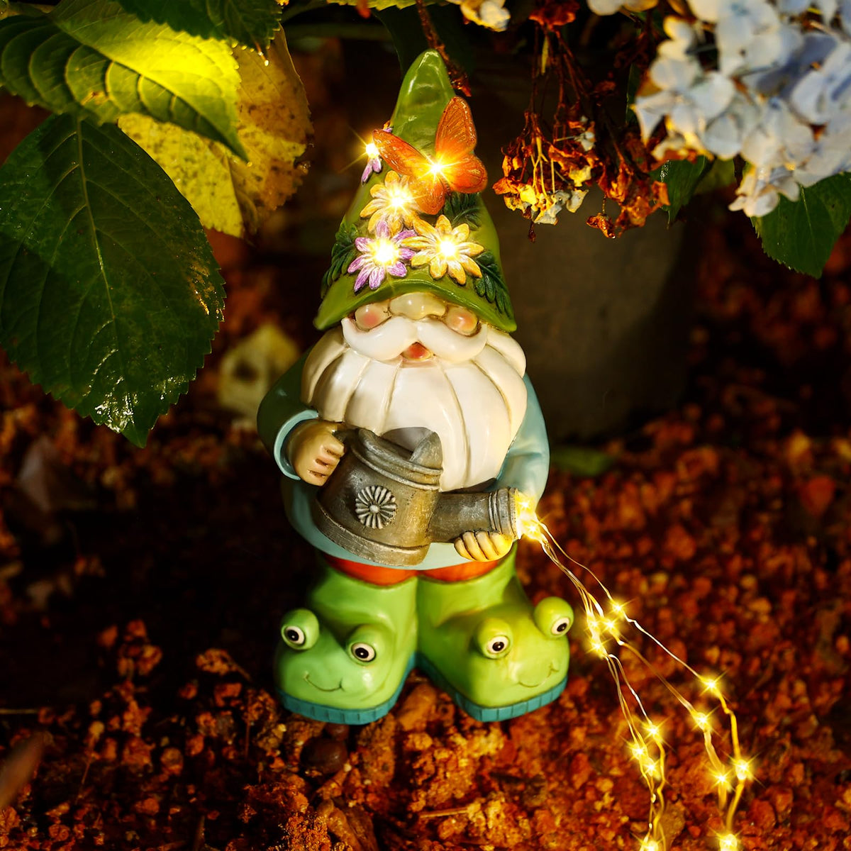Vcdsoy gnome is easy to place and move around your outdoor space.