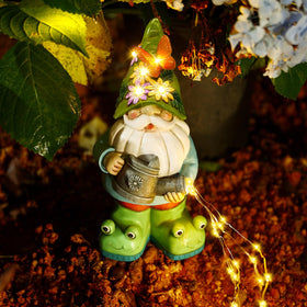 Vcdsoy gnome is easy to place and move around your outdoor space.