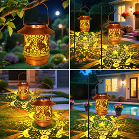 Vcdsoy IP65 waterproof lantern withstands rain and snow.