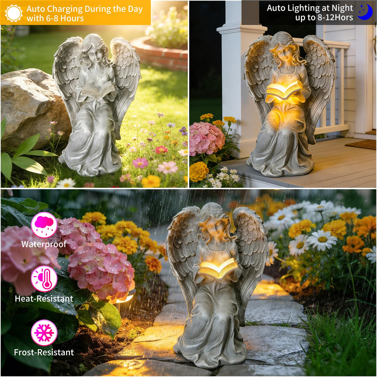 Vcdsoy angel statue as a thoughtful Mother's Day gift idea.