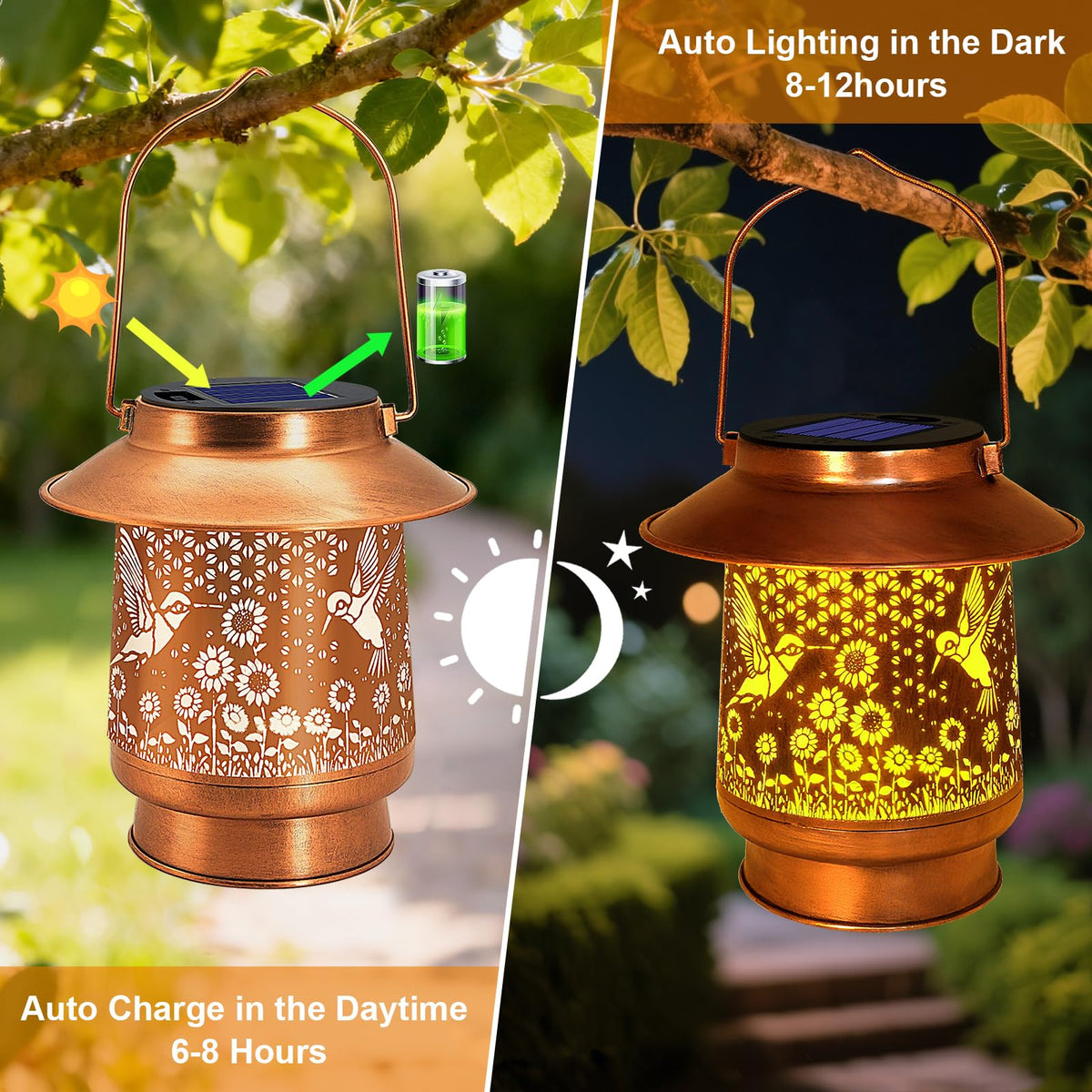 Vcdsoy Mother's Day gift lantern suits moms and garden lovers.