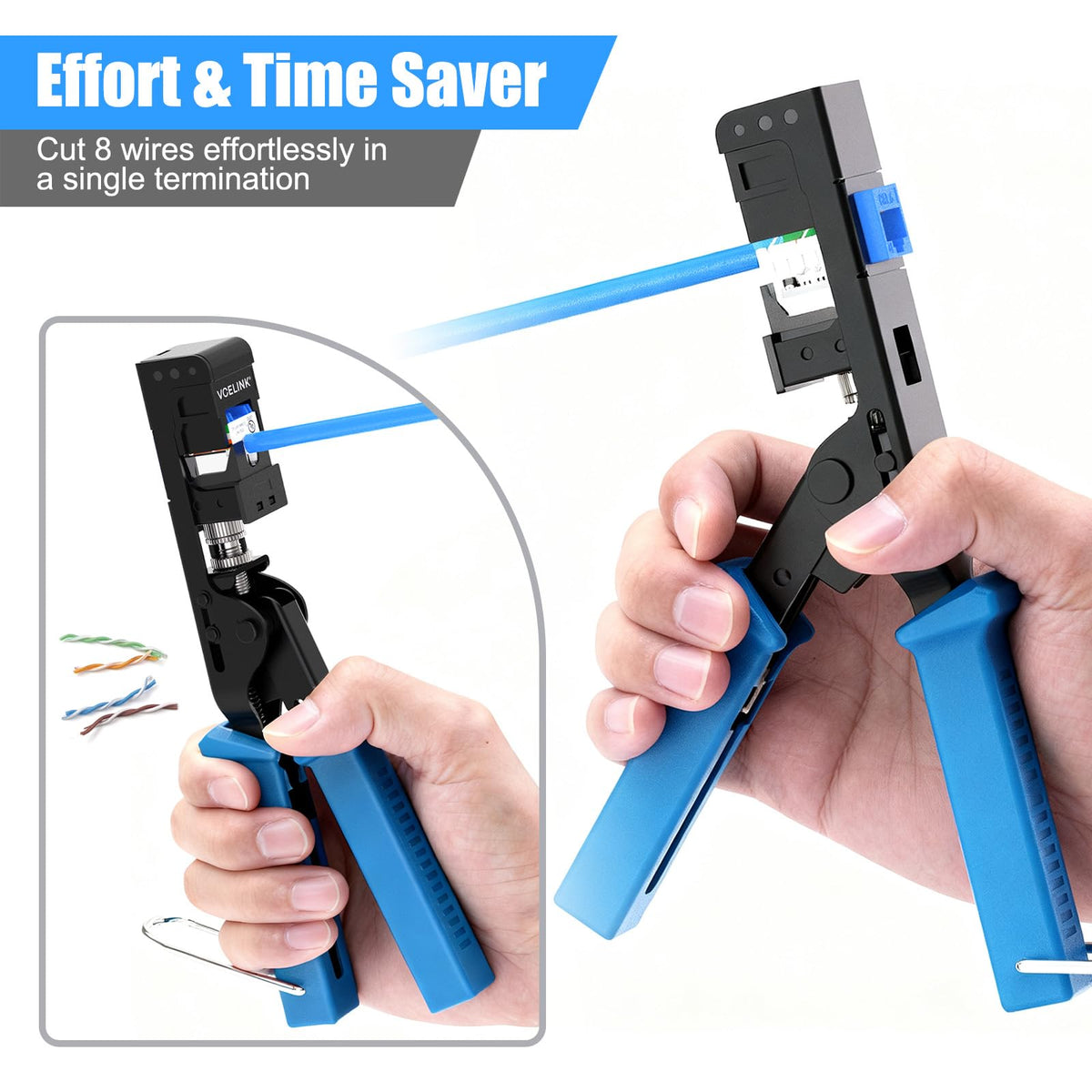 VCELINK Speed Keystone Tool works with VCE C265 90° jacks.