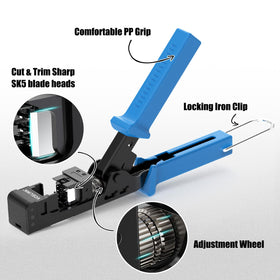 VCELINK Speed Keystone Tool ideal for patch panels and decora plates.