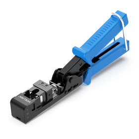VCELINK Speed Keystone Tool punches down eight wires in one motion.