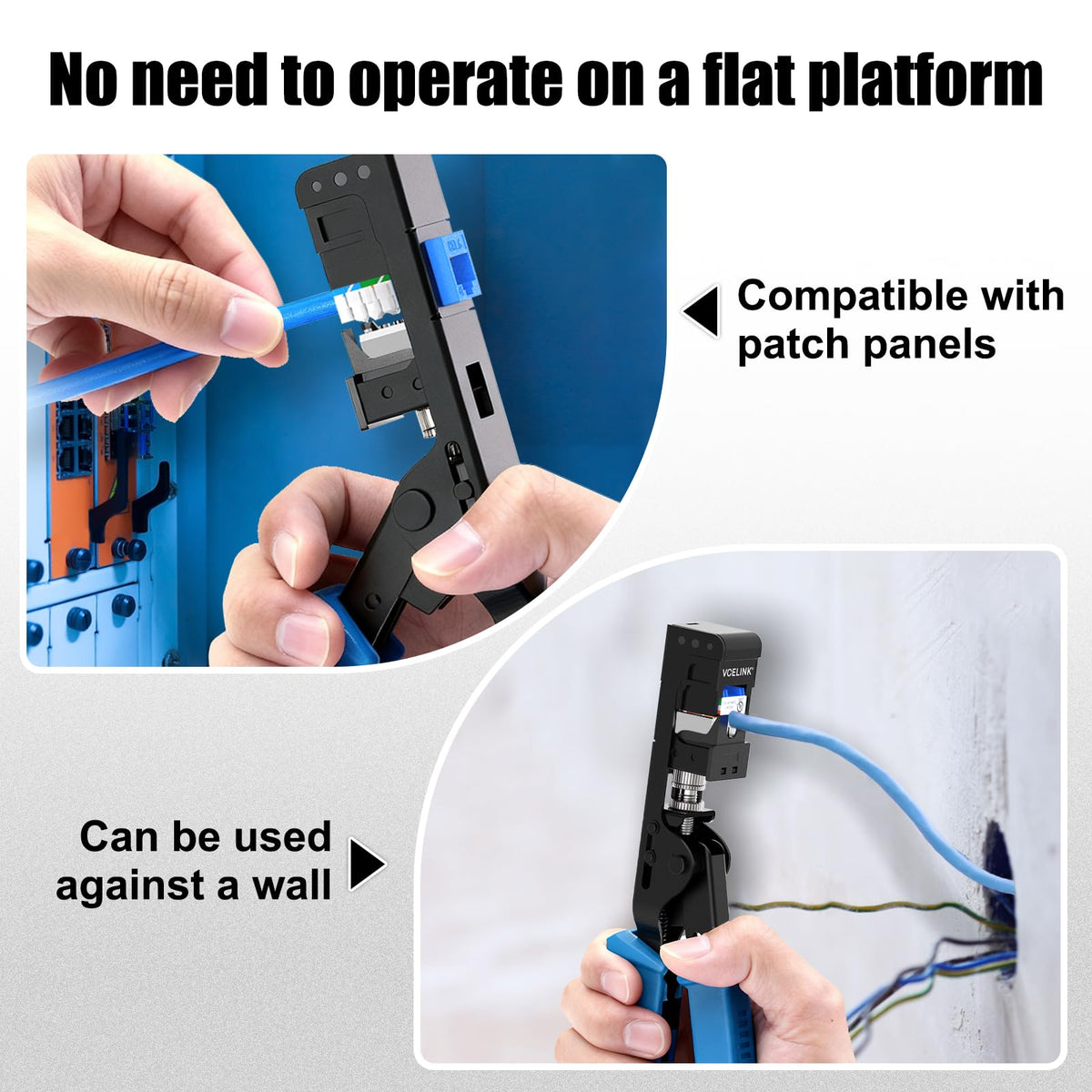 VCELINK Speed Keystone Tool replaceable blade head extends tool life.