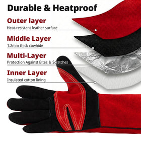 VCLPower cotton lining provides breathable comfort during long shifts