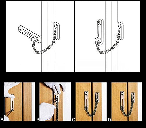 V-CORMÉ AR-House 14 cm chain length offers flexible door stopping.