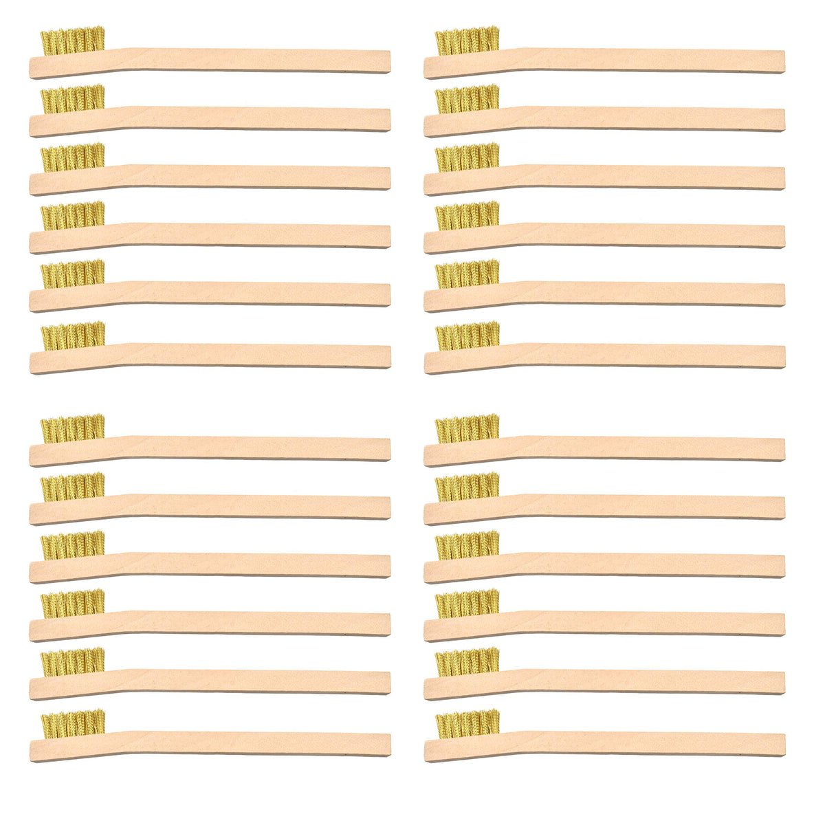 VCT brass wire brush tooth brushes for rust removal on metal surfaces