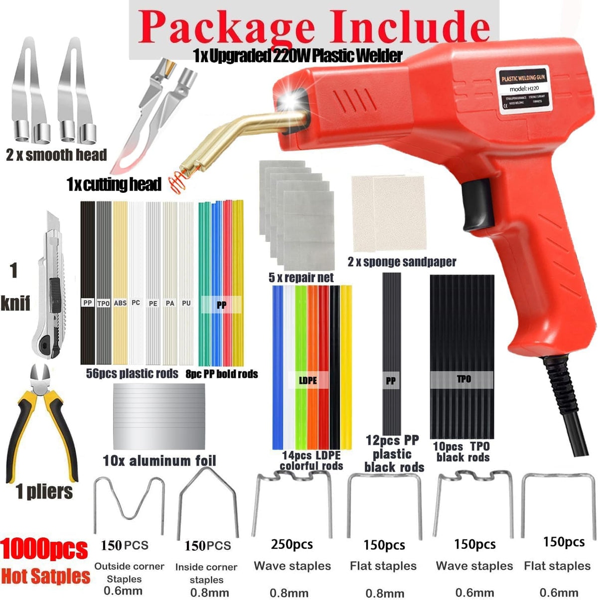 VCSELITY 2-in-1 plastic welding kit enabling versatile fixes