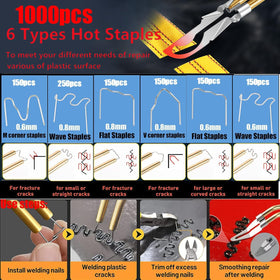 VCTSELITY plastic rods collection for ABS, PP, TPO repairs