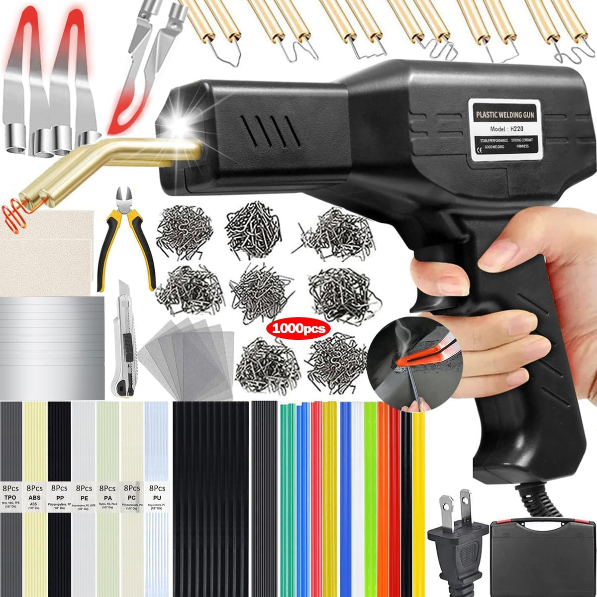 VCTSELITY complete welding kit content highlights all included accessories